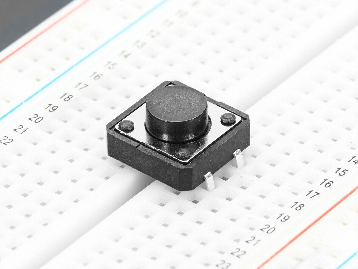 12x12x12mm Tach Buton (4 Bacak)