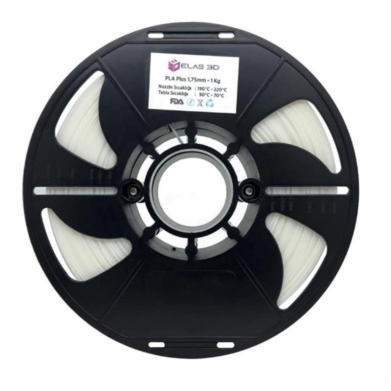 ELAS PLA Plus Filament - İnci Beyazı 1.75mm 1kg