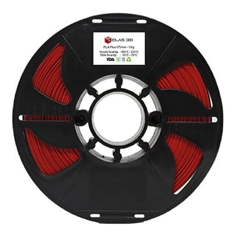 ELAS PLA Plus Filament - Kırmızı 1.75mm 1kg
