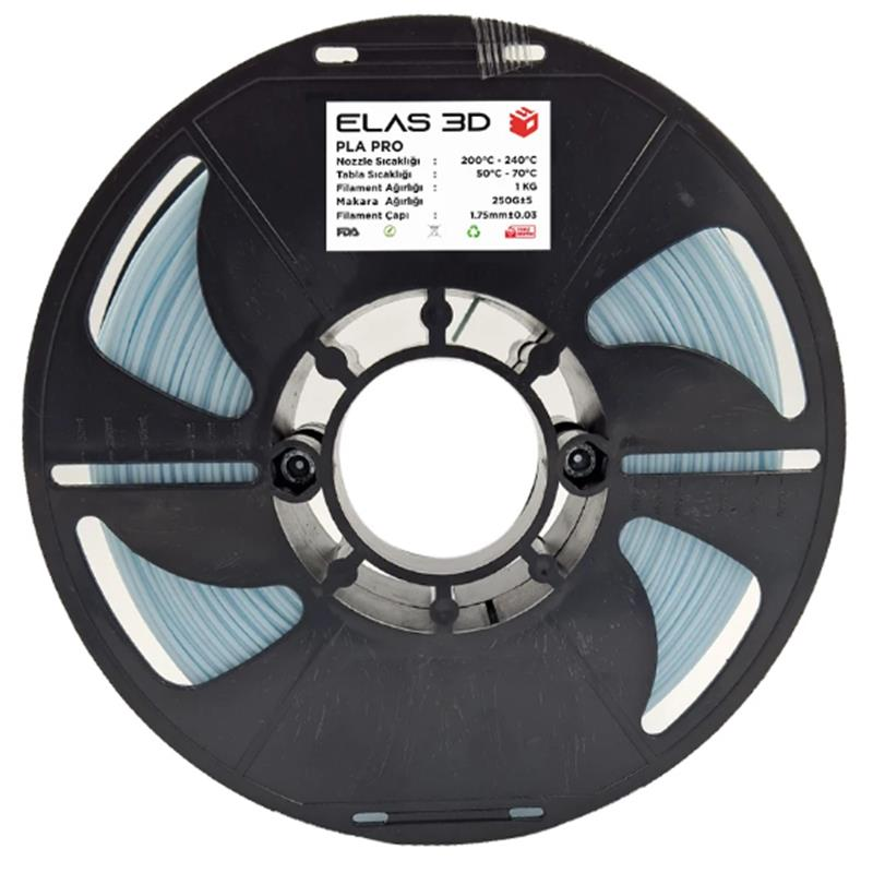 ELAS Pastel Mavi PLA PRO Filament 1.75mm 1kg