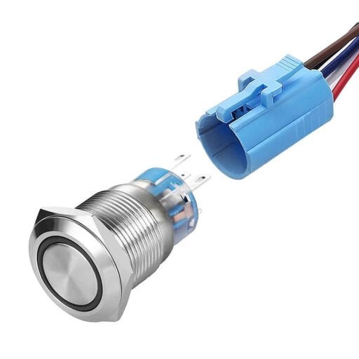 Metal ve Ledli Switch