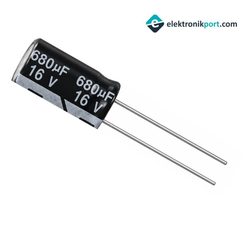 680uF 16V Elektrolitik Kondansatör