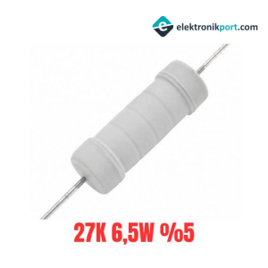 27K 6,5W %5 Tolerans Taş Direnç