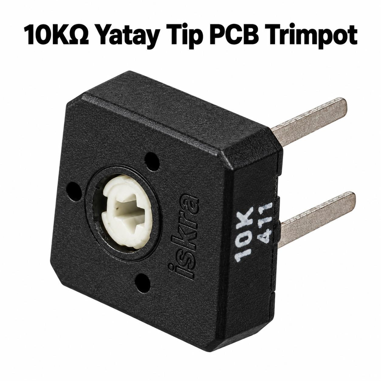 10KΩ Yatay Tip PCB Trimpot – Ayarlı Potansiyometre