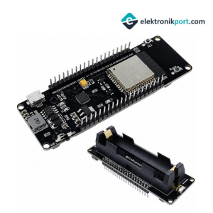 ESP-32S Wifi Geliştirme Kartı 18650 Lityum Bataryalı