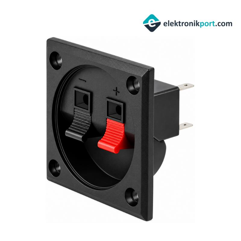 IC-249A İkili Kare Hoparlör Terminali İç Çapı:5.5cm/Dış Çapı:5.5cm