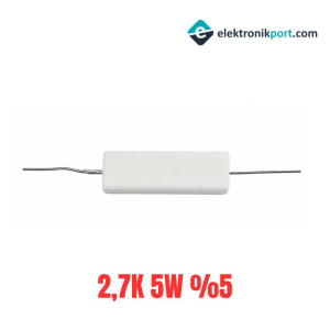 2,7K 5W %5 Tolerans Taş Direnç