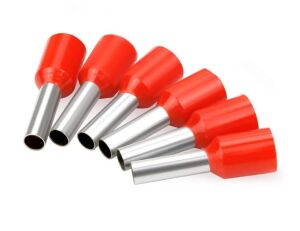 İzoleli Kablo Yüksüğü 1,5mm² - Kablo Yüksük E1508 1000 Adet Kırmızı