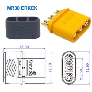 MR30 Konnektör Dişi Erkek Çift
