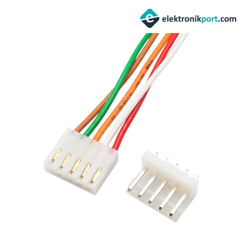 5 Pin Konnektör Seti 4,20mm 20cm