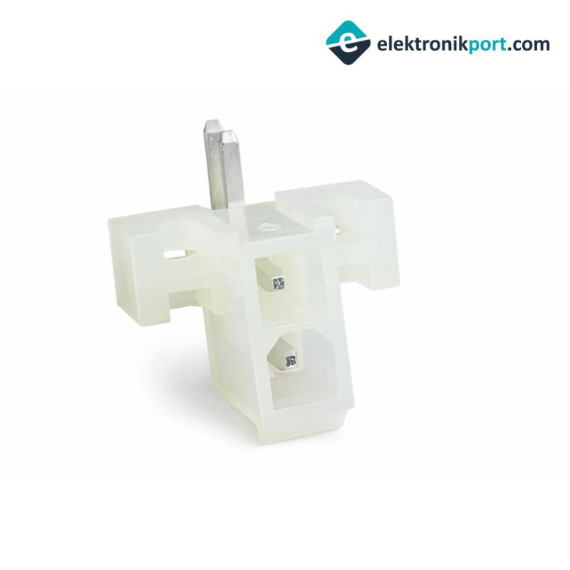 2 Pin Vidalı Şase Tip Erkek Konnektör