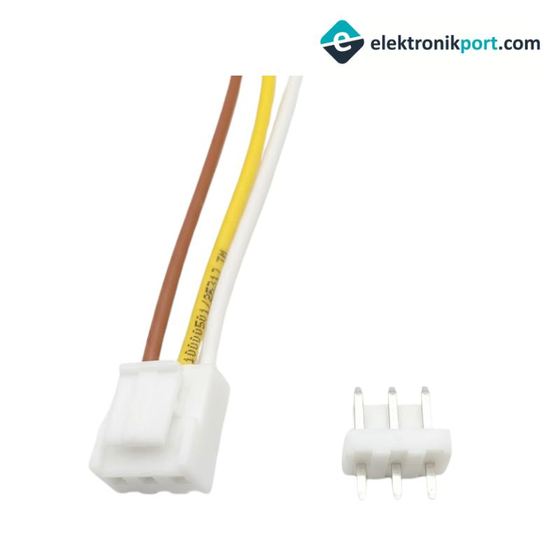 3 Pin Konnektör Seti 4,20mm 20cm