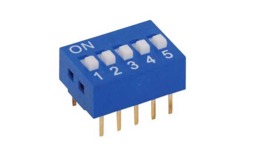5li Dip Switch ON-OFF Mavi