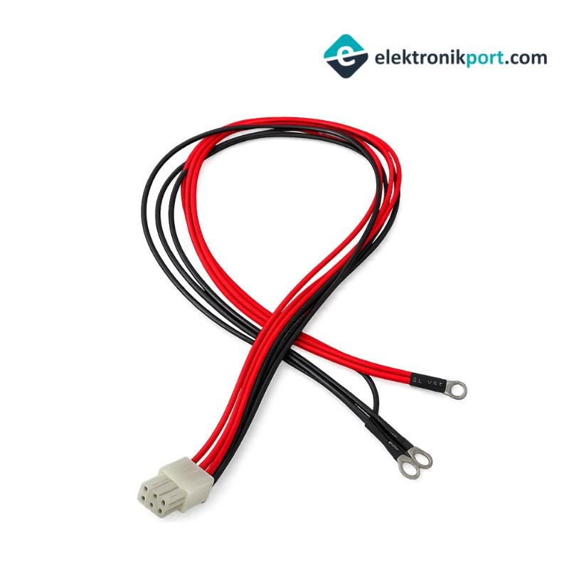 4 Pin Molex Konnektörlü Akü Bağlantı Kablosu (Ring Pabuçlu)