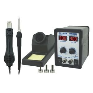 Class 968D Lehimleme Ve Sıcak Hava İstasyonu Çift LED Ekranlı