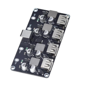 QC3.0 QC2.0 6-32V USB DC-DC Step Down Dönüştürücü Şarj Modülü - 4 Çıkışlı