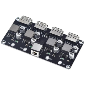 QC3.0 QC2.0 6-32V USB DC-DC Step Down Dönüştürücü Şarj Modülü - 4 Çıkışlı