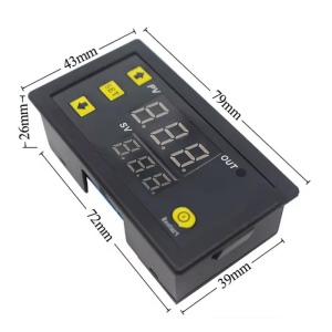 W3230 24V DC Röle Çıkışlı Dijital Termostat Sıcaklık Kontrol Cihazı