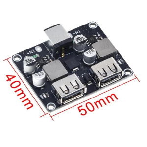 QC3.0 QC2.0 6-32V USB DC-DC Step Down Dönüştürücü Şarj Modülü - 2 Çıkışlı