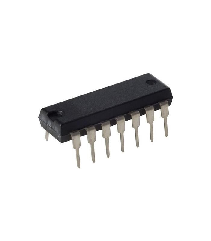 74HC00 DIP-14 Invertör ve Kapı Entegresi