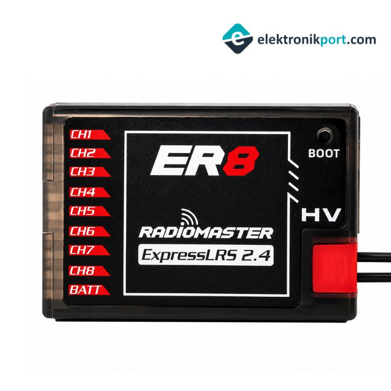 RadioMaster ER8 2.4GHz ELRS PWM Alıcı