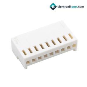 9 Pin Dişi Soket Konnektör Gövdesi Krem 2,54mm Molex KK Stil
