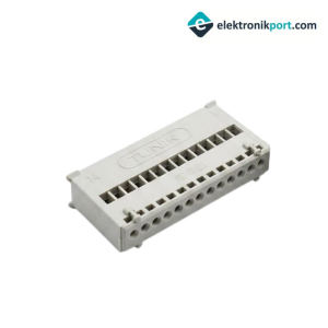 Tmk1014 Tunik 14 Pin Dişi Soket Konnektör Gövdesi Krem