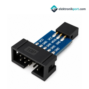 AVRISP USBASP STK500 Dönüştürücü kartı 10 Pin 6 Pin