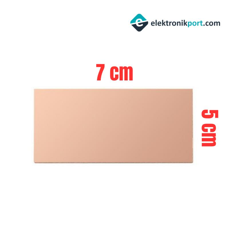 5x7 cm Bakır Plaket - FR4 (Epoksi)
