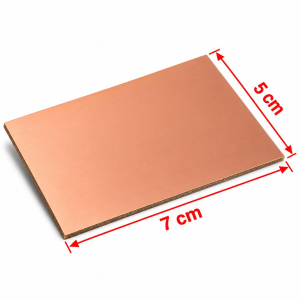 5x7 cm Bakır Plaket - FR4 (Epoksi)