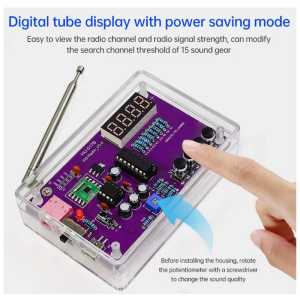 Radyo FM 87-108MHz Kendin Yap Set - V5.0 Kutulu HU-017BS