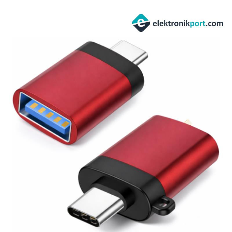 Usb-A to Type-C OTG Çevirici Adaptör
