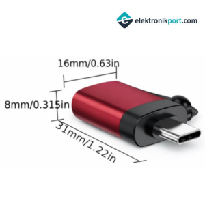 Usb-A to Type-C OTG Çevirici Adaptör