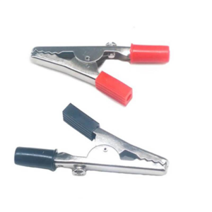 Timsah Ağzı Akü Maşası Kilps Kıskaç Küçük - 2 Adet Kırmızı Siyah