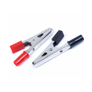 Timsah Ağzı Akü Maşası Kilps Kıskaç Küçük - 2 Adet Kırmızı Siyah