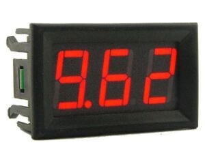 Voltmetre DC 0-30V Panel Tip Dijital Kırmızı 0,56 inch