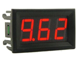 Voltmetre DC 0-30V Panel Tip Dijital Kırmızı 0,56 inch