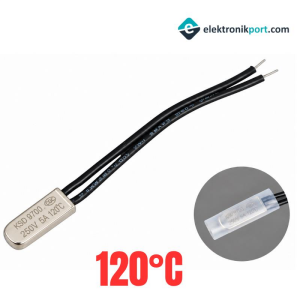 IC-270 120°C Metal 5A Termik Fuse Kablolu