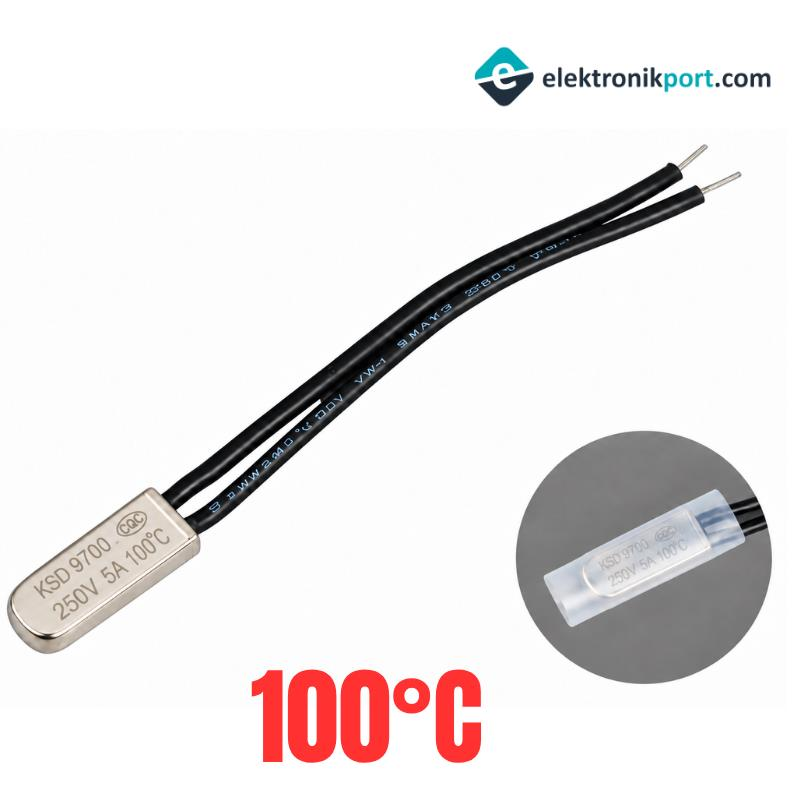 IC-270 100°C Metal 5A Termik Fuse Kablolu
