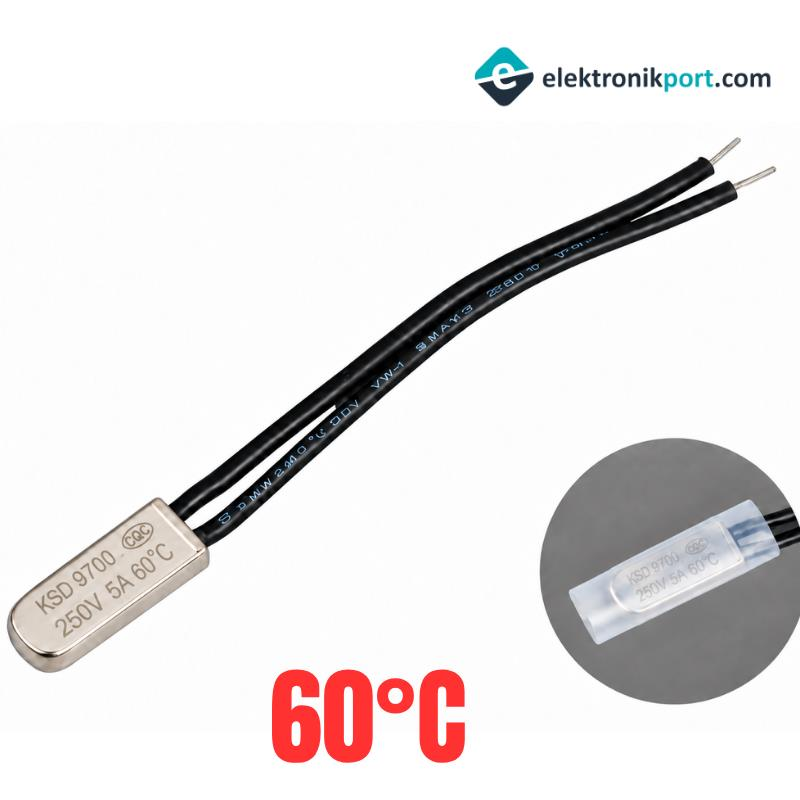 IC-270 60°C Metal 5A Termik Fuse Kablolu