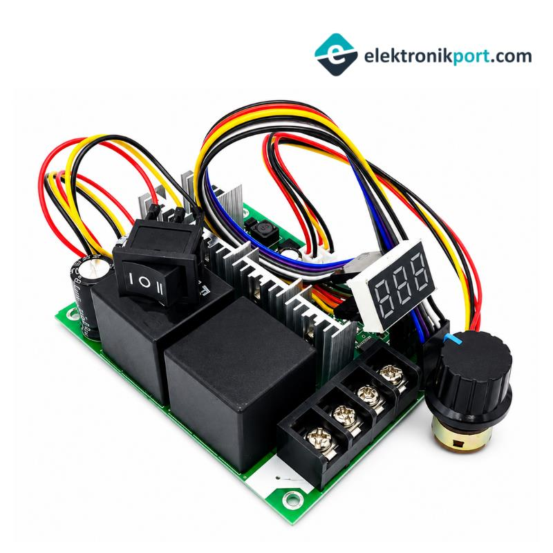 60A DC Motor PWM Hız Kontrol Kartı
