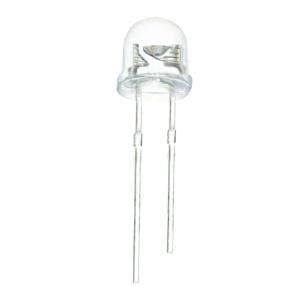 Led 4,8mm Mantar Şeffaf Sarı (10 Adet)