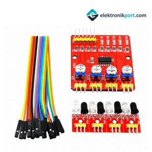 Çizgi İzleyen Sensör Modülü 4 lü Arduino