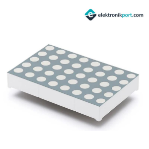 5x7 Dot Matrix Ortak Katot 52x33mm 5mm Led - Kırmızı