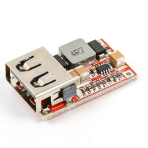 DC-DC Buck Modül 6-24V 12V/24V’dan 5V 3A USB Güç Kaynağı Şarj Cihazı %97.5 Verim