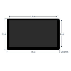 WaveShare 15,6'' 1920×1080 Kapasitif Dokunmatik HDMI Ekran