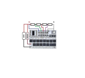 4S 100A BMS Koruma Kartı Lityum Batarya Balanslı Lifepo4 Protection Module