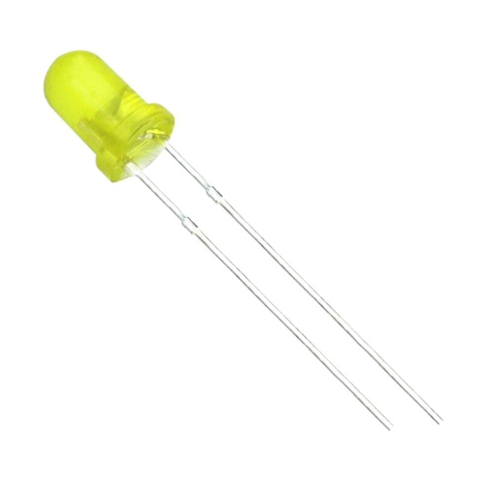 Led 3mm Sarı Difused (100 Adet)