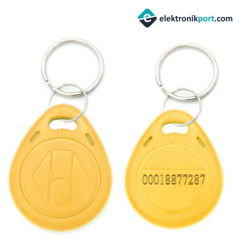 Manyetik Anahtarlık Turuncu Göstergeç 125 Khz Proximity RFID