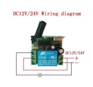 RF Uzaktan Kumanda 10A RF Alıcı Verici Transmitter Receiver 12V 1 Kanal 1CH